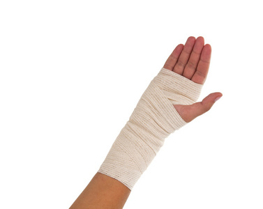 弹性绷带手绑弹性绷带照片