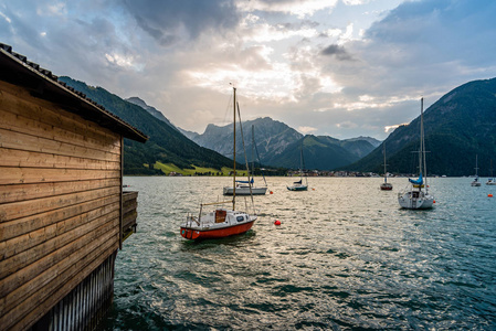 奥地利 Achensee 湖风景景观