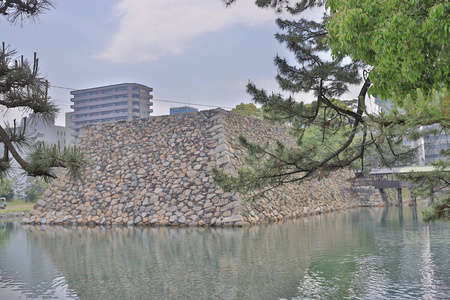 日本高松高松城堡的风景图片