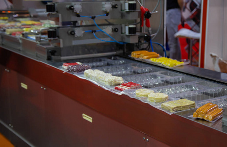 包装食品香肠火腿生产线照片