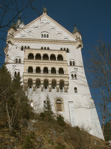 德国中世纪城堡: 架构新天鹅堡 欧洲历史纪念碑
