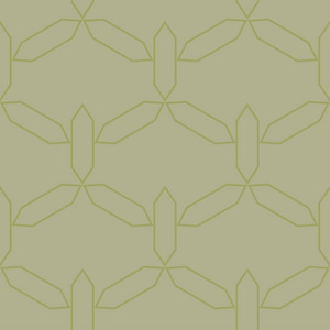 橄榄绿色几何装饰品。网络纺织品和墙纸无缝模式