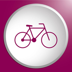 自行车自行车图标矢量图案