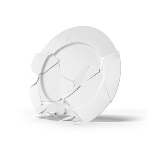 断了的胳膊在绷带磨损的绳子快要断了与红色的心元素链断了断的电子上