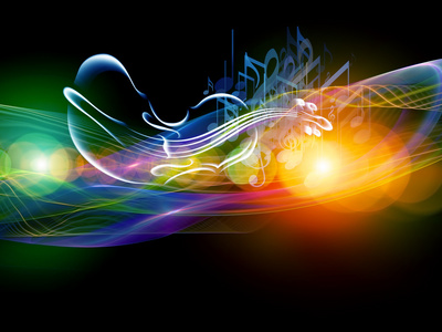 音乐波浪图片-音乐波浪素材-音乐波浪插画-摄图新视界