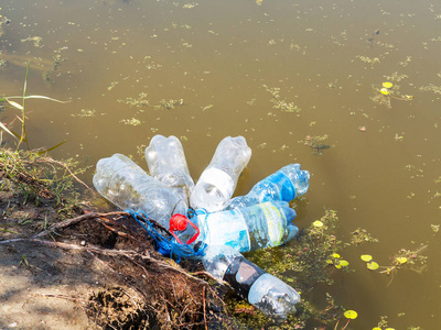 废水.环境的污染.化学和生物污染.生态灾难照片
