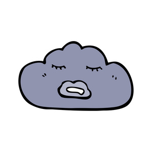 卡通乌云图片