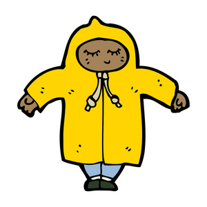 卡通雨衣图片