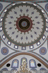 在清真寺的圆顶