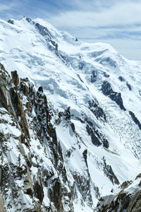   Mont blanc   aiguille du midi mount, f