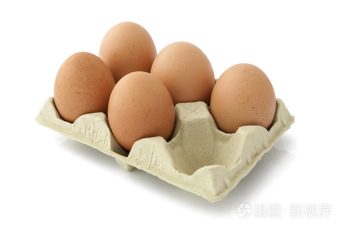 在包中的五个鸡蛋