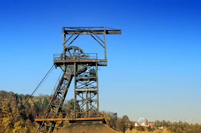 头架的矿井照片-正版商用图片05o4t1-摄图新视界