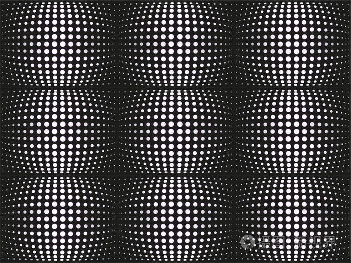 暗面上的光圆点抽象的构图背景矢量插图