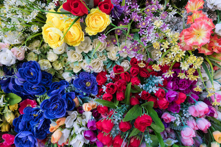 塑料花壁纸背景