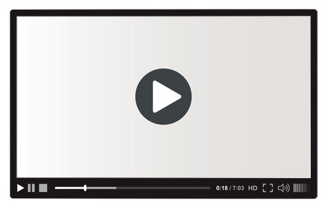 用于 web 的视频播放器照片
