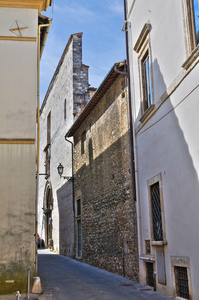 小巷。纳尔尼。翁布里亚。意大利