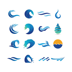 水珠水纹水波水线元素图片