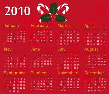 2010 的圣诞日历