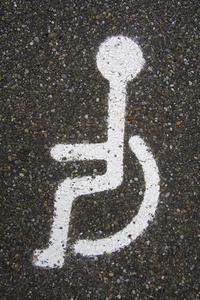 指定残障停车在 steenwijk，荷兰