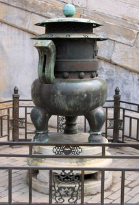 雕塑在紫禁城图片