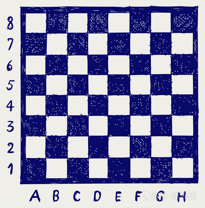 棋盘与字母和数字