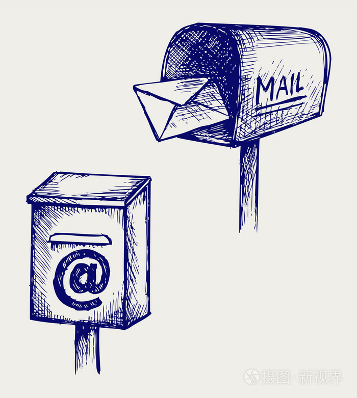 标准邮箱的邮件插画-正版商用图片05p0jk-摄图新视界