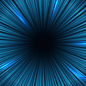 光速线径向蓝色光速线.快速运动效果矢量背景照片