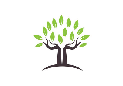 树状符号, 下雪树形图标矢量符号和符号在白色背景下被隔离, t椰子