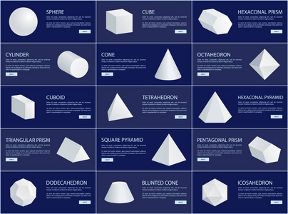 立方体和球形锥和长方体棱镜收集