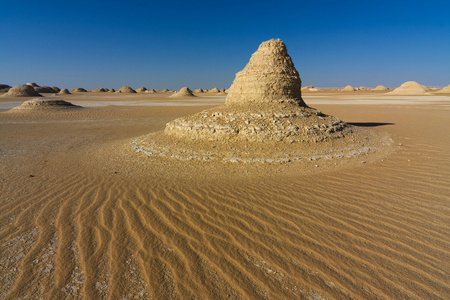 在埃及的白色沙漠