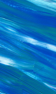 蓝色抽象丙烯酸绘画用作背景质地设计元素。笔触纹理的现代艺术