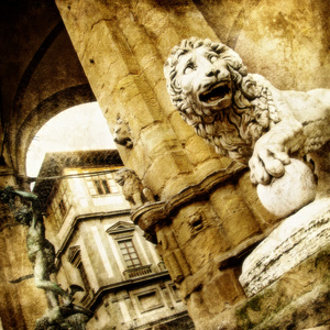 意大利雕塑佛罗伦萨，艺术健美的图片