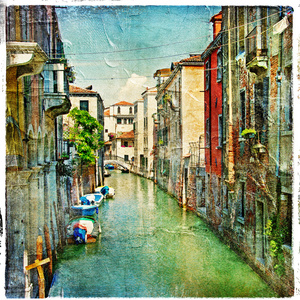 伟大的意大利地标系列威尼斯艺术图片