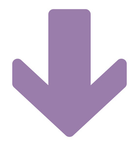 指示向下方向的箭头, 下载箭头孤立白色上的信息元素.