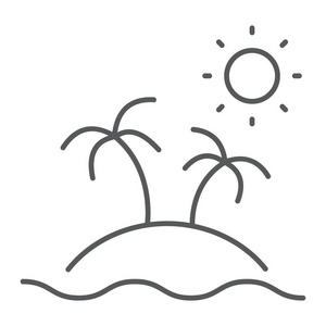 矢量图形, 在白色背景上的线性模式, eps 10kuzova 海岛群岛在白色海