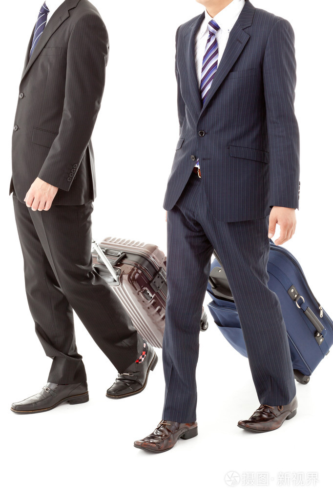 年轻商人商务旅行