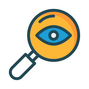 放大镜眼睛图片