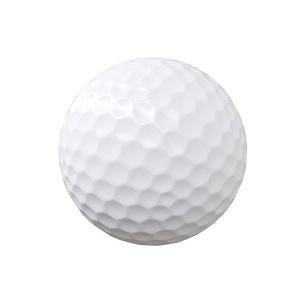 高尔夫球被隔离在白色背景上。3d 图像