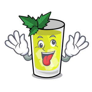 疯狂薄荷薄荷吉祥物卡通照片