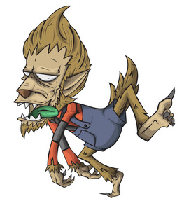 万圣节狼人图片