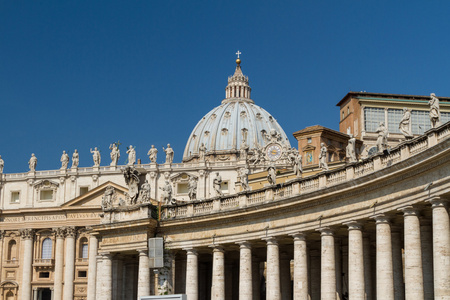 大教堂 di san pietro，梵蒂冈城，罗马意大利