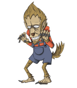 万圣节狼人图片