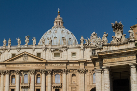 大教堂 di san pietro，梵蒂冈城，罗马意大利