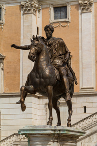 在罗马，意大利的 campidoglio 广场 广场 del campidoglio