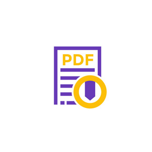 Pdf 下载图标白色