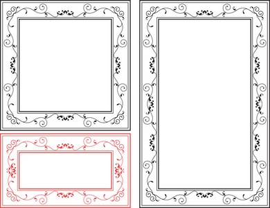 框架设计矢量艺术型边框