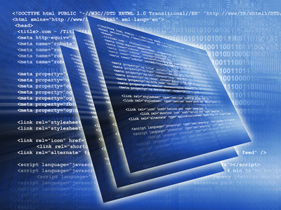 源的代码技术背景照片