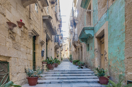  卡萨尔在 vittoriosa，马耳他街道