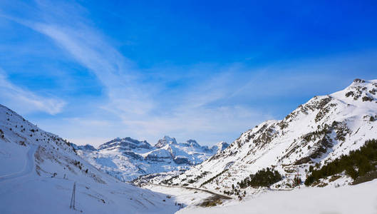 西班牙韦斯卡奥斯顿滑雪区