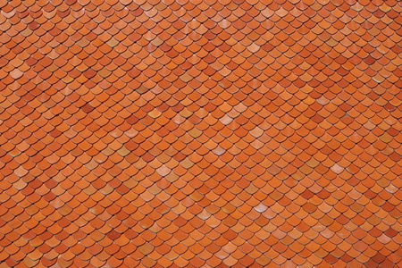 抽象背景纹理棕瓦屋顶图案